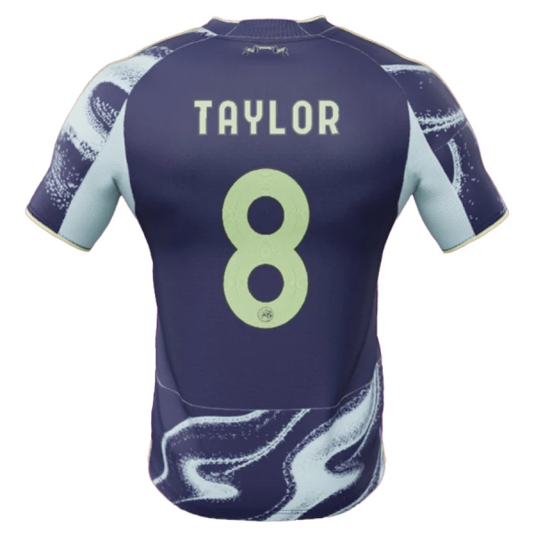 Camiseta AFC Ajax Taylor 8 Hombre 2ª Equipación 25/26