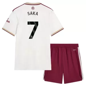 Camiseta Arsenal Bukayo Saka 7 Niños 3ª Equipación 25/26