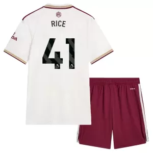 Camiseta Arsenal Declan Rice 41 Niños 3ª Equipación 25/26