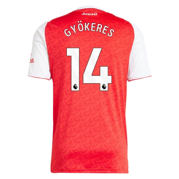 Camiseta Arsenal Gyokeres 14 Hombre 1ª Equipación 25/26 Camiseta Arsenal Gyokeres 14 Hombre 1ª Equipación 25/26