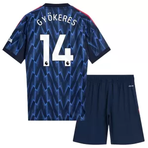 Camiseta Arsenal Gyokeres 14 Niños 2ª Equipación 25/26