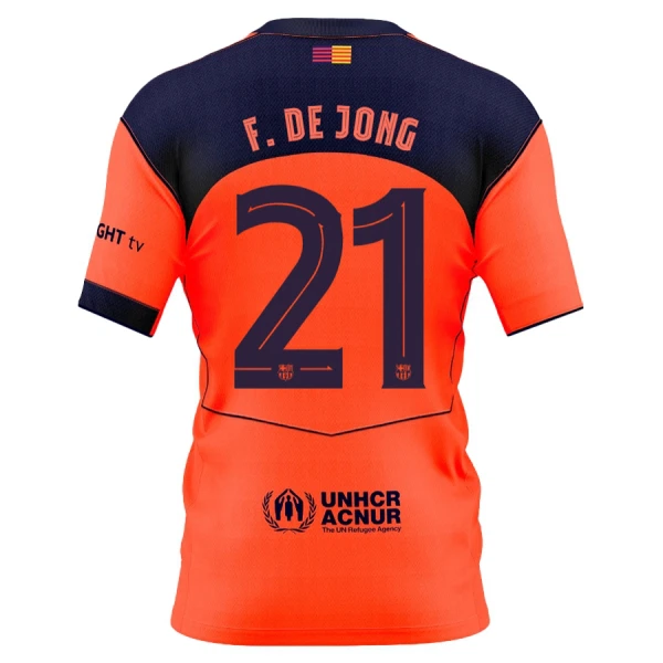 Camiseta FC Barcelona Frenkie de Jong 21 Hombre 3ª Equipación 25/26