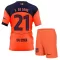 Camiseta FC Barcelona Frenkie de Jong 21 Niños 3ª Equipación 25/26