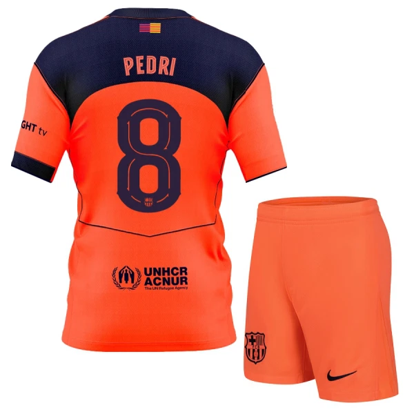 Camiseta FC Barcelona Pedri 8 Niños 3ª Equipación 25/26 Camiseta FC Barcelona Pedri 8 Niños 3ª Equipación 25/26