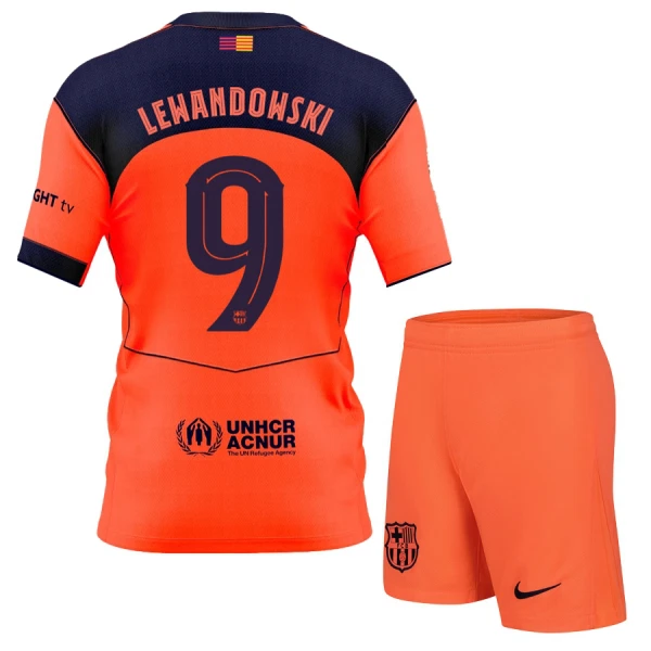 Camiseta FC Barcelona Robert Lewandowski 9 Niños 3ª Equipación 25/26 Camiseta FC Barcelona Robert Lewandowski 9 Niños 3ª Equipación 25/26