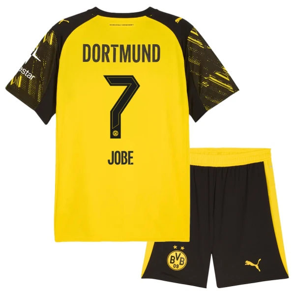 Camiseta Borussia Dortmund Jobe 7 Niños 1ª Equipación 25/26