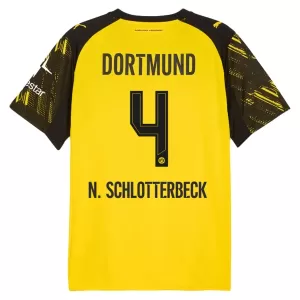 Camiseta Borussia Dortmund Nico Schlotterbeck 4 Hombre 1ª Equipación 25/26 Camiseta Borussia Dortmund Nico Schlotterbeck 4 Hombre 1ª Equipación 25/26