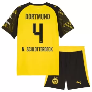 Camiseta Borussia Dortmund Nico Schlotterbeck 4 Niños 1ª Equipación 25/26 Camiseta Borussia Dortmund Nico Schlotterbeck 4 Niños 1ª Equipación 25/26