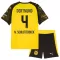 Camiseta Borussia Dortmund Nico Schlotterbeck 4 Niños 1ª Equipación 25/26