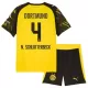 Camiseta Borussia Dortmund Nico Schlotterbeck 4 Niños 1ª Equipación 25/26