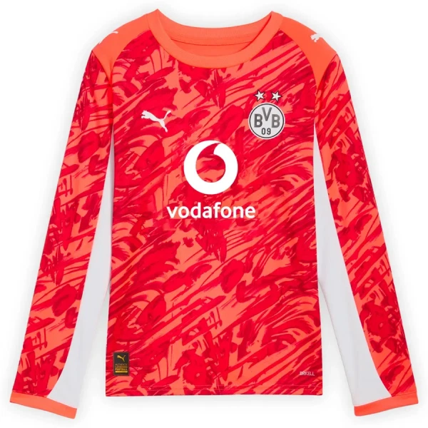Camiseta Portero Borussia Dortmund Hombre 25/26 Manga Larga Rojo Camiseta Portero Borussia Dortmund Hombre 25/26 Manga Larga Rojo