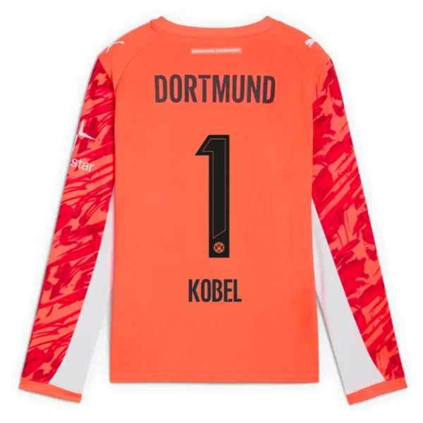 Camiseta Portero Borussia Dortmund Kobel 1 Hombre 25/26 Manga Larga Rojo Camiseta Portero Borussia Dortmund Kobel 1 Hombre 25/26 Manga Larga Rojo