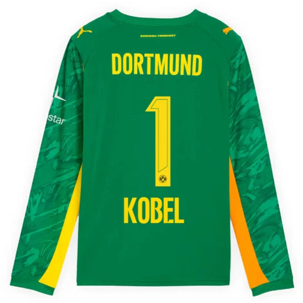 Camiseta Portero Borussia Dortmund Kobel 1 Hombre 25/26 Manga Larga Verde Camiseta Portero Borussia Dortmund Kobel 1 Hombre 25/26 Manga Larga Verde