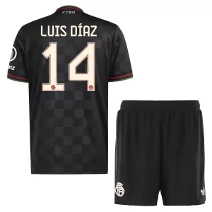 Camiseta FC Bayern Múnich Luis Díaz 14 Niños 3ª Equipación 25/26
