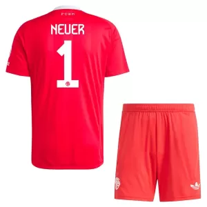 Camiseta Portero FC Bayern Múnich Manuel Neuer 1 Niños 25/26 Rojo Camiseta Portero FC Bayern Múnich Manuel Neuer 1 Niños 25/26 Rojo
