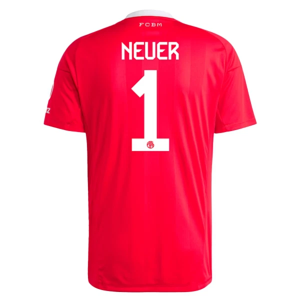 Camiseta Portero FC Bayern Múnich Manuel Neuer 1 Niños 25/26 Rojo