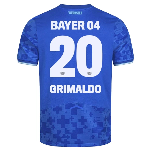 Camiseta Bayer 04 Leverkusen Alejandro Grimaldo 20 Niños 3ª Equipación 25/26