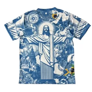Camiseta Brasil Hombre 2025 Azul Edición Especial