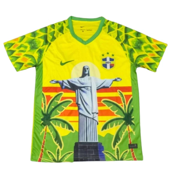 Camiseta Brasil Hombre 2025 Blanco Edición Especial