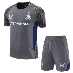 Camiseta De Entrenamiento Feyenoord Rotterdam Niños 25/26 Gris