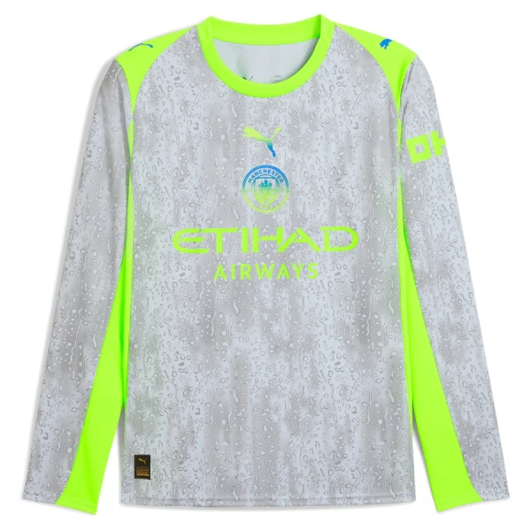 Camiseta Manchester City Hombre 3ª Equipación 25/26 Manga Larga Camiseta Manchester City Hombre 3ª Equipación 25/26 Manga Larga