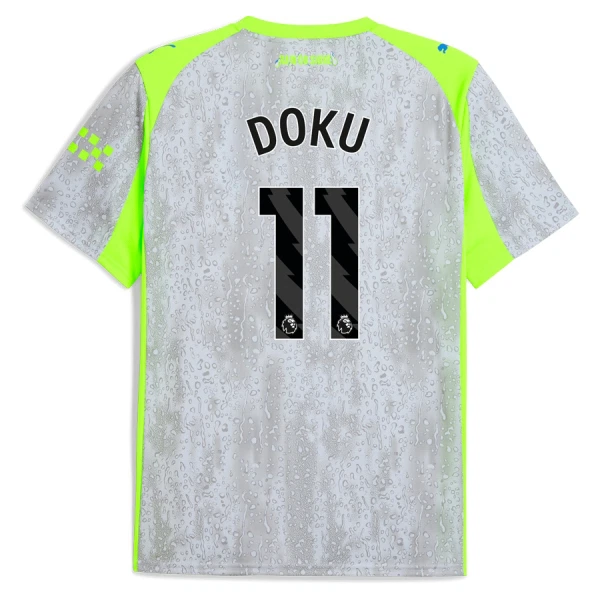 Camiseta Manchester City Jérémy Doku 11 Hombre 3ª Equipación 25/26 Camiseta Manchester City Jérémy Doku 11 Hombre 3ª Equipación 25/26
