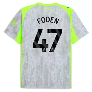 Camiseta Manchester City Phil Foden 47 Hombre 3ª Equipación 25/26