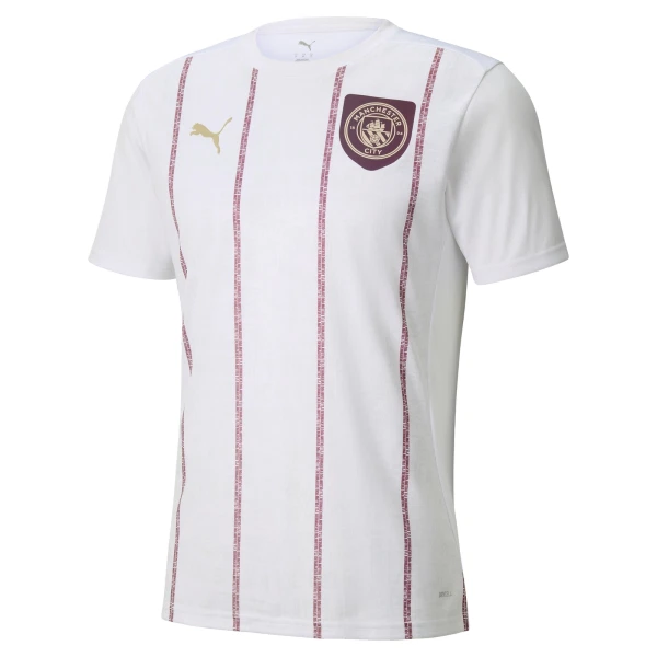 Camiseta Manchester City Pre-Match Hombre 25/26 Blanco Camiseta Manchester City Pre-Match Hombre 25/26 Blanco