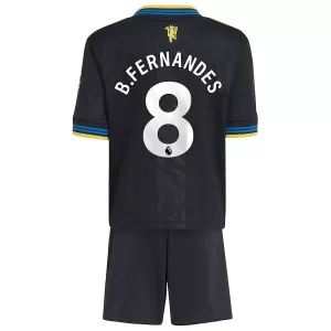 Camiseta Manchester United Bruno Fernandes 8 Niños 3ª Equipación 25/26