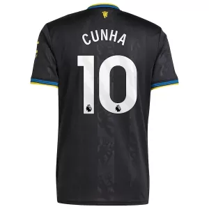 Camiseta Manchester United Cunha 10 Hombre 3ª Equipación 25/26