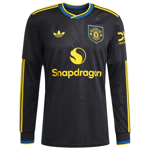 Camiseta Manchester United Hombre 3ª Equipación 25/26 Manga Larga Camiseta Manchester United Hombre 3ª Equipación 25/26 Manga Larga