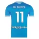 Camiseta Nápoles Kevin De Bruyne 11 Niños 1ª Equipación 25/26