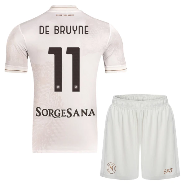 Camiseta Nápoles Kevin De Bruyne 11 Niños 2ª Equipación 25/26