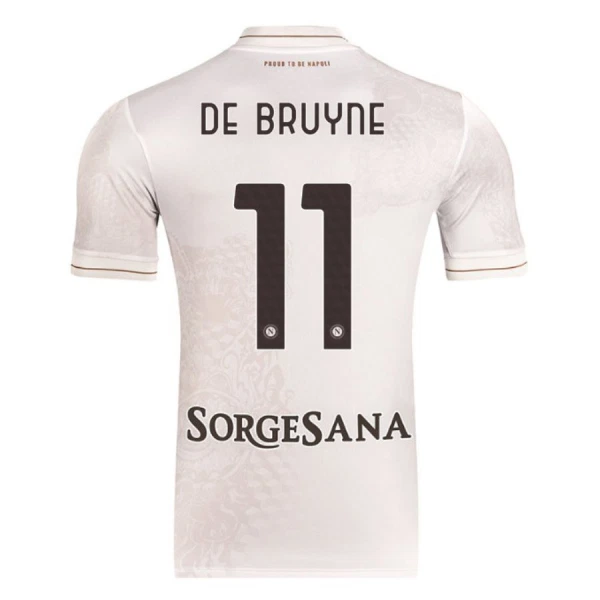 Camiseta Nápoles Kevin De Bruyne 11 Niños 2ª Equipación 25/26