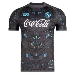 Camiseta Nápoles Pre-Match Hombre 25/26 Negro Camiseta Nápoles Pre-Match Hombre 25/26 Negro