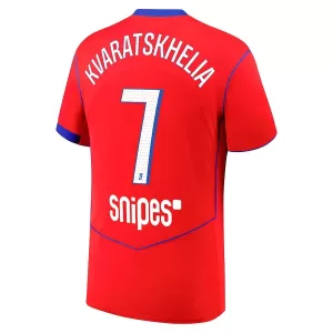Camiseta Paris Saint-Germain Kvaratskhelia 7 Hombre 3ª Equipación 25/26