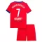 Camiseta Paris Saint-Germain Kvaratskhelia 7 Niños 3ª Equipación 25/26
