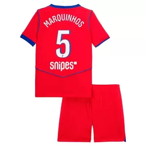 Camiseta Paris Saint-Germain Marquinhos 5 Niños 3ª Equipación 25/26