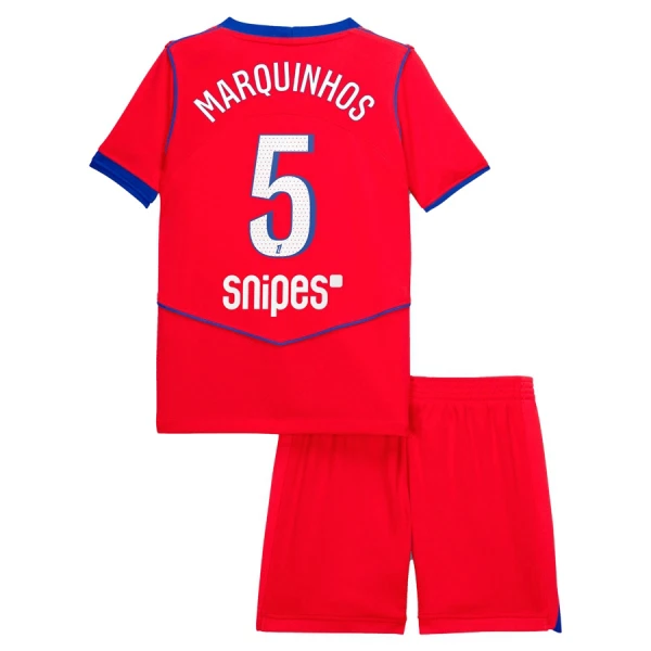 Camiseta Paris Saint-Germain Marquinhos 5 Niños 3ª Equipación 25/26 Camiseta Paris Saint-Germain Marquinhos 5 Niños 3ª Equipación 25/26