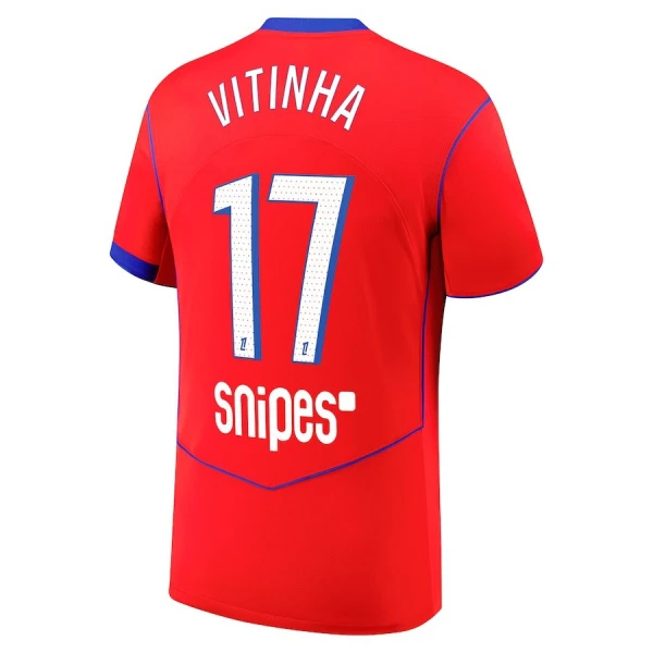 Camiseta Paris Saint-Germain Vitinha 17 Hombre 3ª Equipación 25/26 Camiseta Paris Saint-Germain Vitinha 17 Hombre 3ª Equipación 25/26