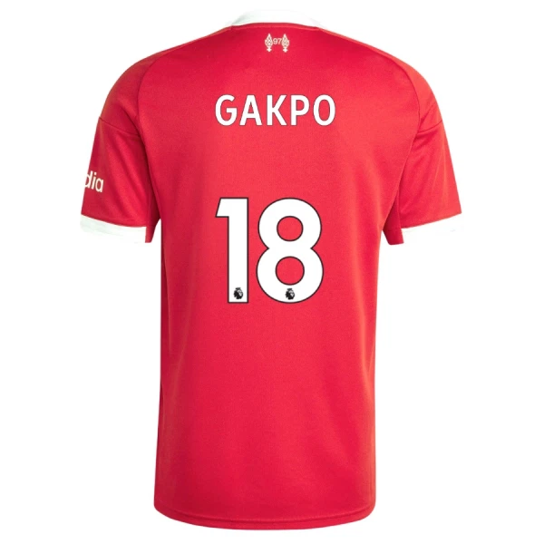 Camiseta Liverpool Cody Gakpo 18 Niños 1ª Equipación 25/26