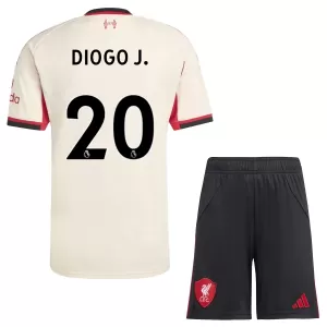 Camiseta Liverpool Diogo Jota 20 Niños 2ª Equipación 25/26