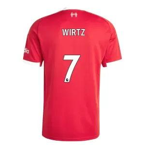 Camiseta Liverpool Florian Wirtz 7 Hombre 1ª Equipación 25/26
