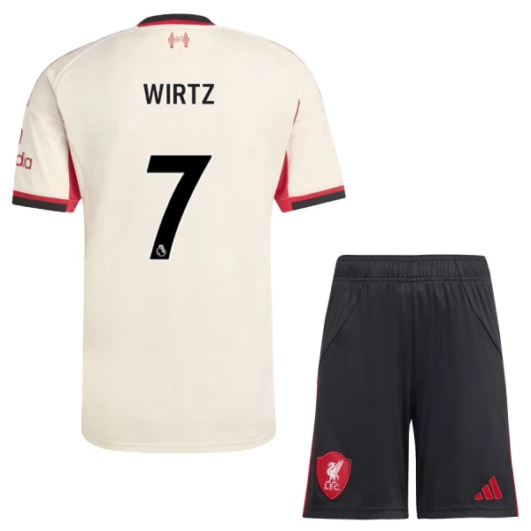 Camiseta Liverpool Florian Wirtz 7 Niños 2ª Equipación 25/26 Camiseta Liverpool Florian Wirtz 7 Niños 2ª Equipación 25/26