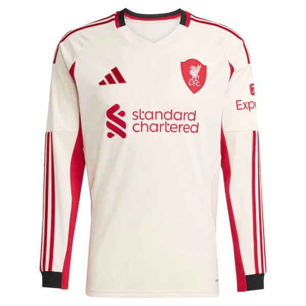 Camiseta Liverpool Hombre 2ª Equipación 25/26 Manga Larga Camiseta Liverpool Hombre 2ª Equipación 25/26 Manga Larga