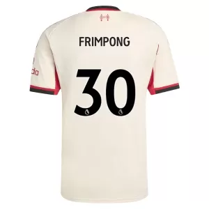 Camiseta Liverpool Jeremie Frimpong 30 Hombre 2ª Equipación 25/26