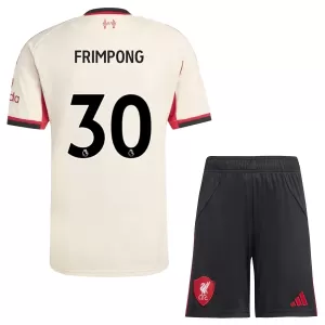 Camiseta Liverpool Jeremie Frimpong 30 Niños 2ª Equipación 25/26