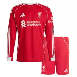 Camiseta Liverpool Niños 1ª Equipación 25/26 Manga Larga