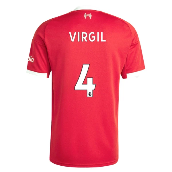 Camiseta Liverpool Virgil van Dijk 4 Hombre 1ª Equipación 25/26 Camiseta Liverpool Virgil van Dijk 4 Hombre 1ª Equipación 25/26