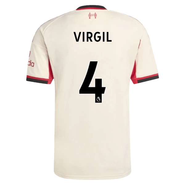 Camiseta Liverpool Virgil van Dijk 4 Niños 2ª Equipación 25/26